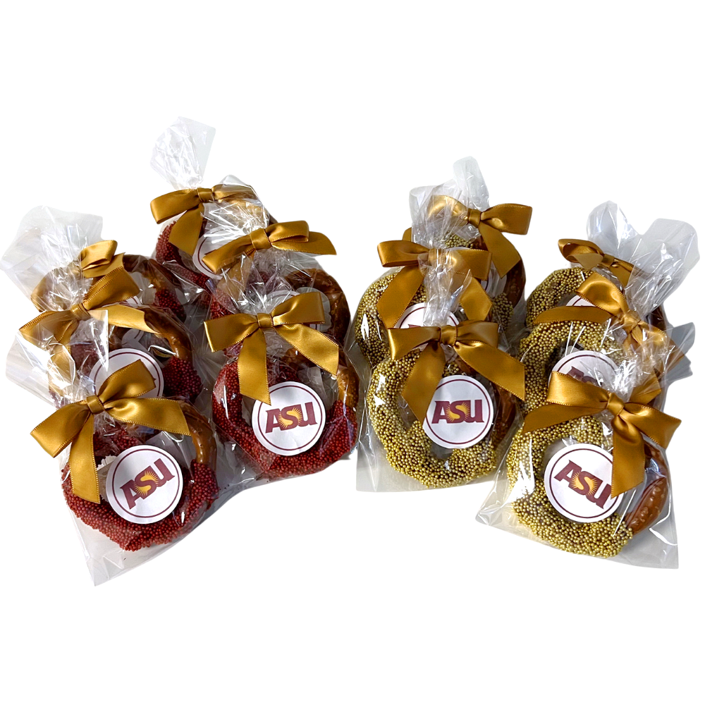 Arizona State University Chocolate Covered Jumbo Pretzels