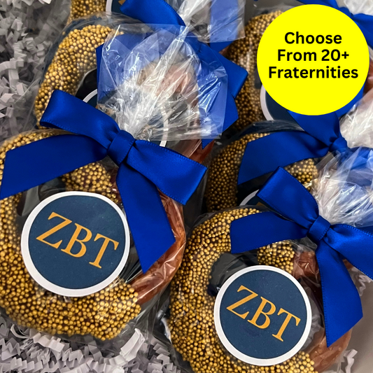Fraternity Chocolate Covered Jumbo Pretzels