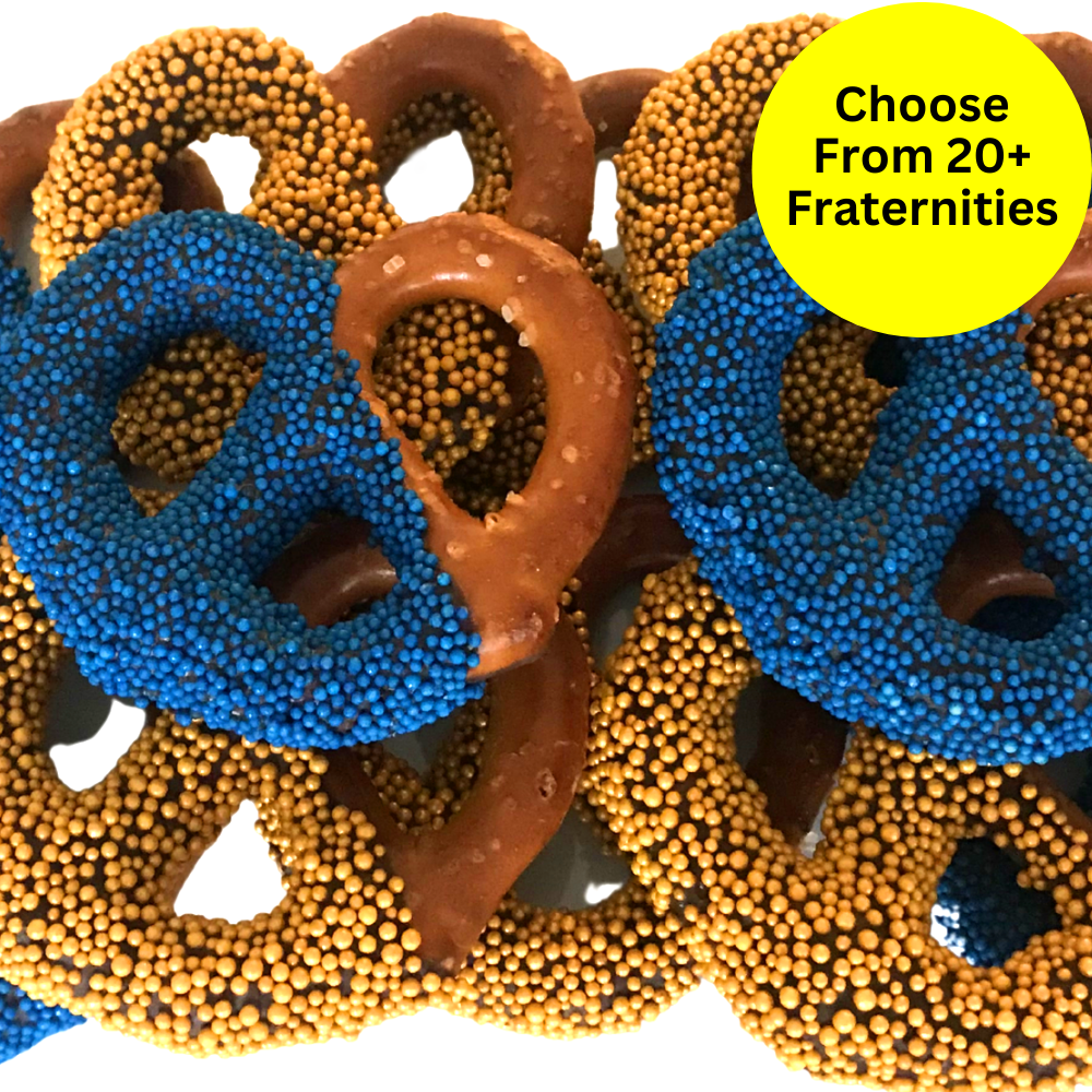 Fraternity Chocolate Covered Jumbo Pretzels