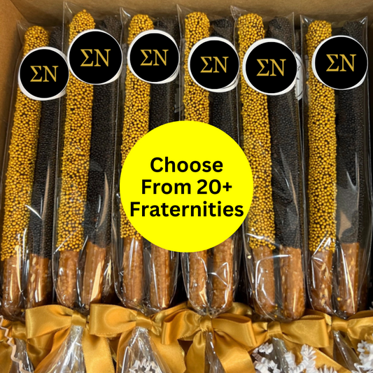 Fraternity Chocolate Covered Pretzel Rods