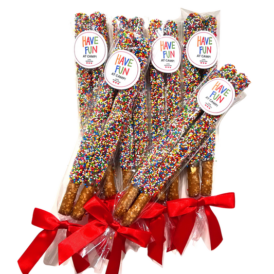 Have Fun at Camp Chocolate Covered Pretzels