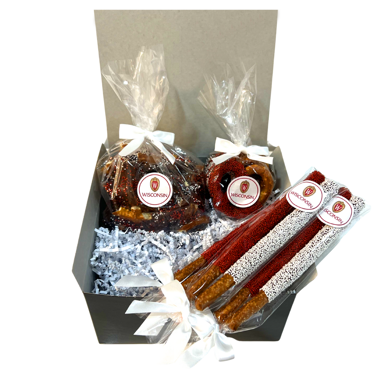 College / Graduation Chocolate Pretzel Gift Box