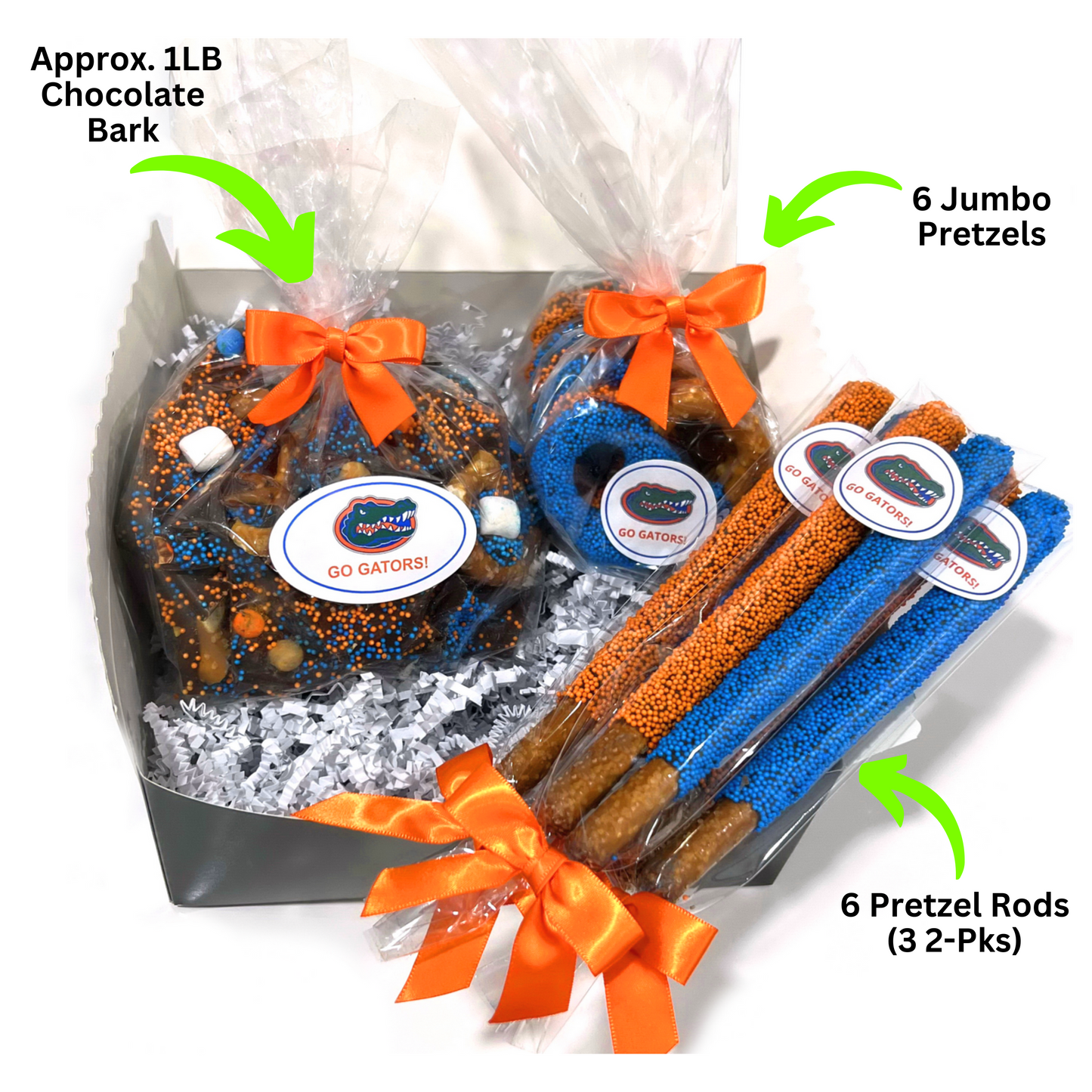 College / Graduation Chocolate Pretzel Gift Box