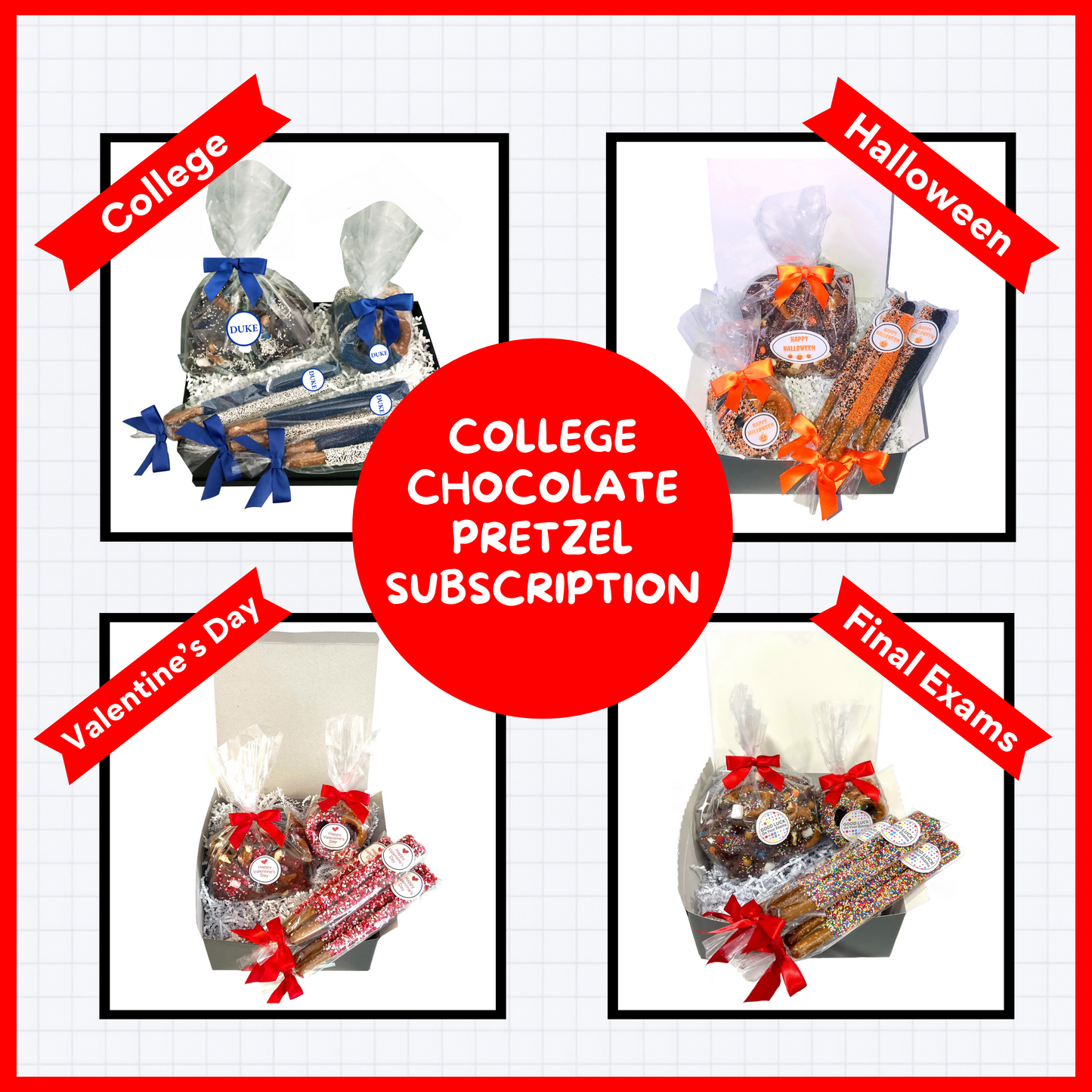 College Chocolate Pretzel Subscription 2025-2026