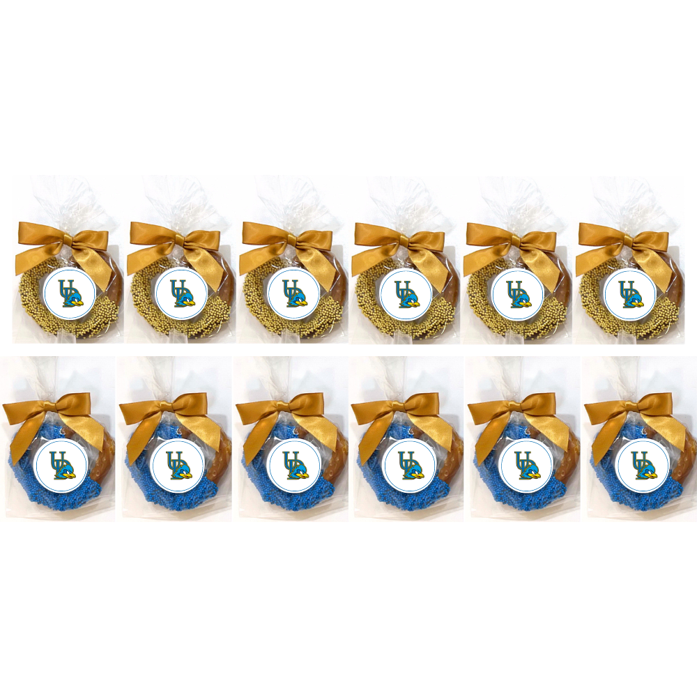 University of Delaware Chocolate Covered Jumbo Pretzels