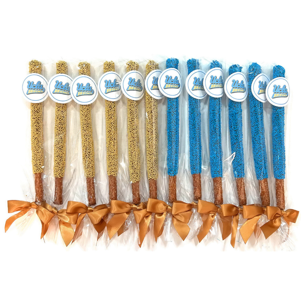 UCLA Chocolate Covered Pretzel Rods