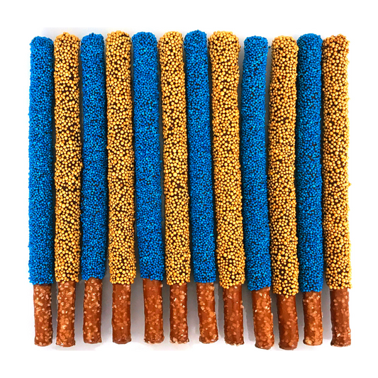 University of Delaware Chocolate Covered Pretzel Rods
