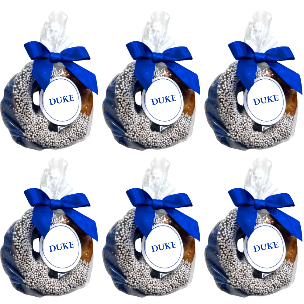Duke University Chocolate Covered Jumbo Pretzels