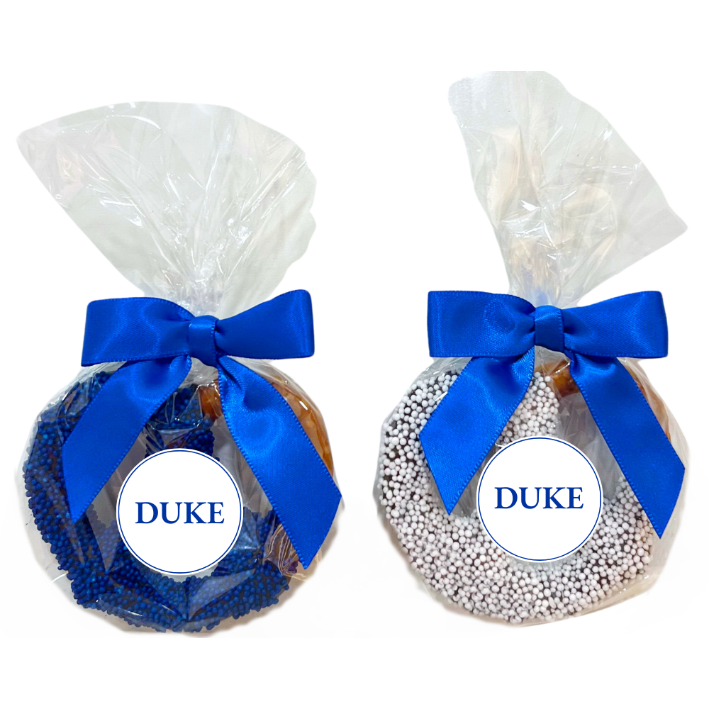 Duke University Chocolate Covered Jumbo Pretzels