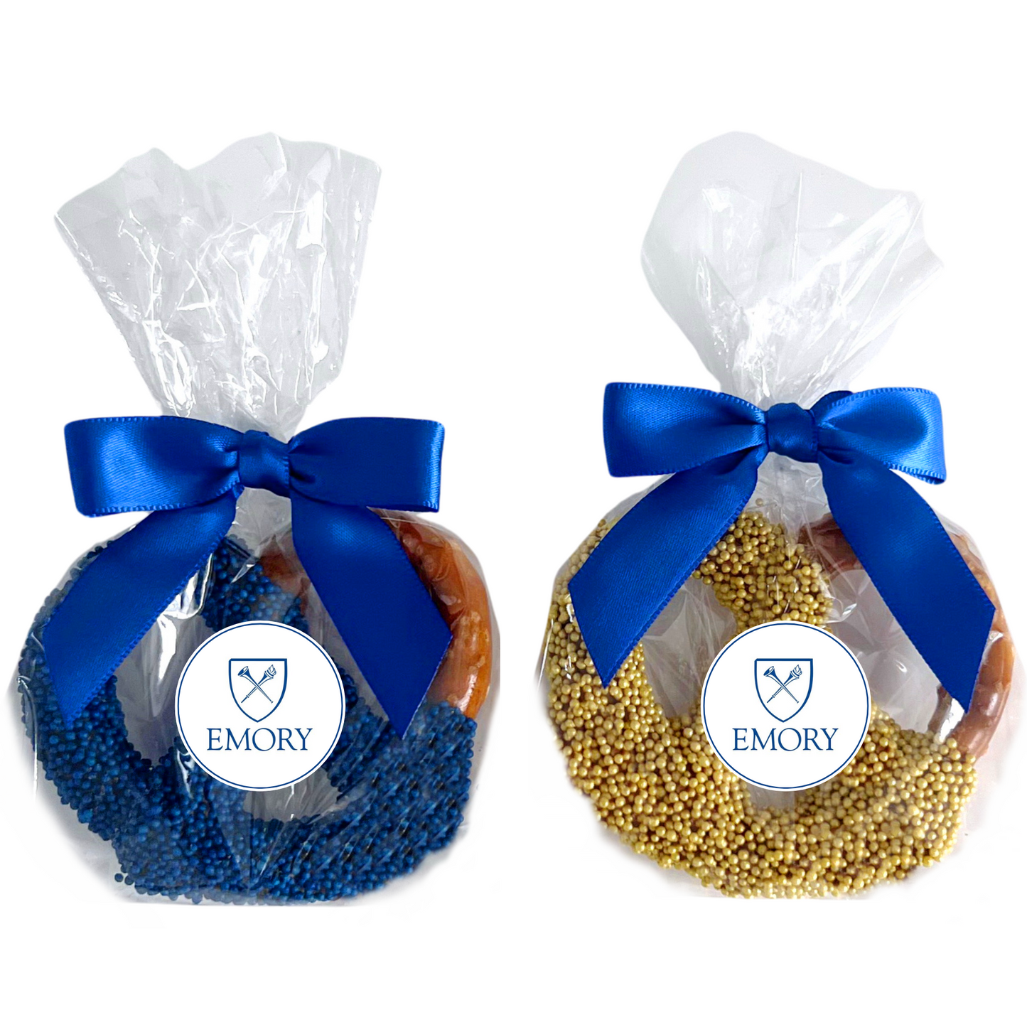 Emory University Chocolate Covered Jumbo Pretzels