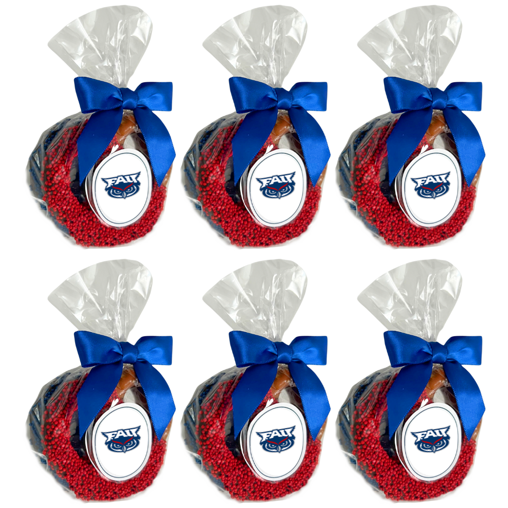Florida Atlantic University Chocolate Covered Jumbo Pretzels