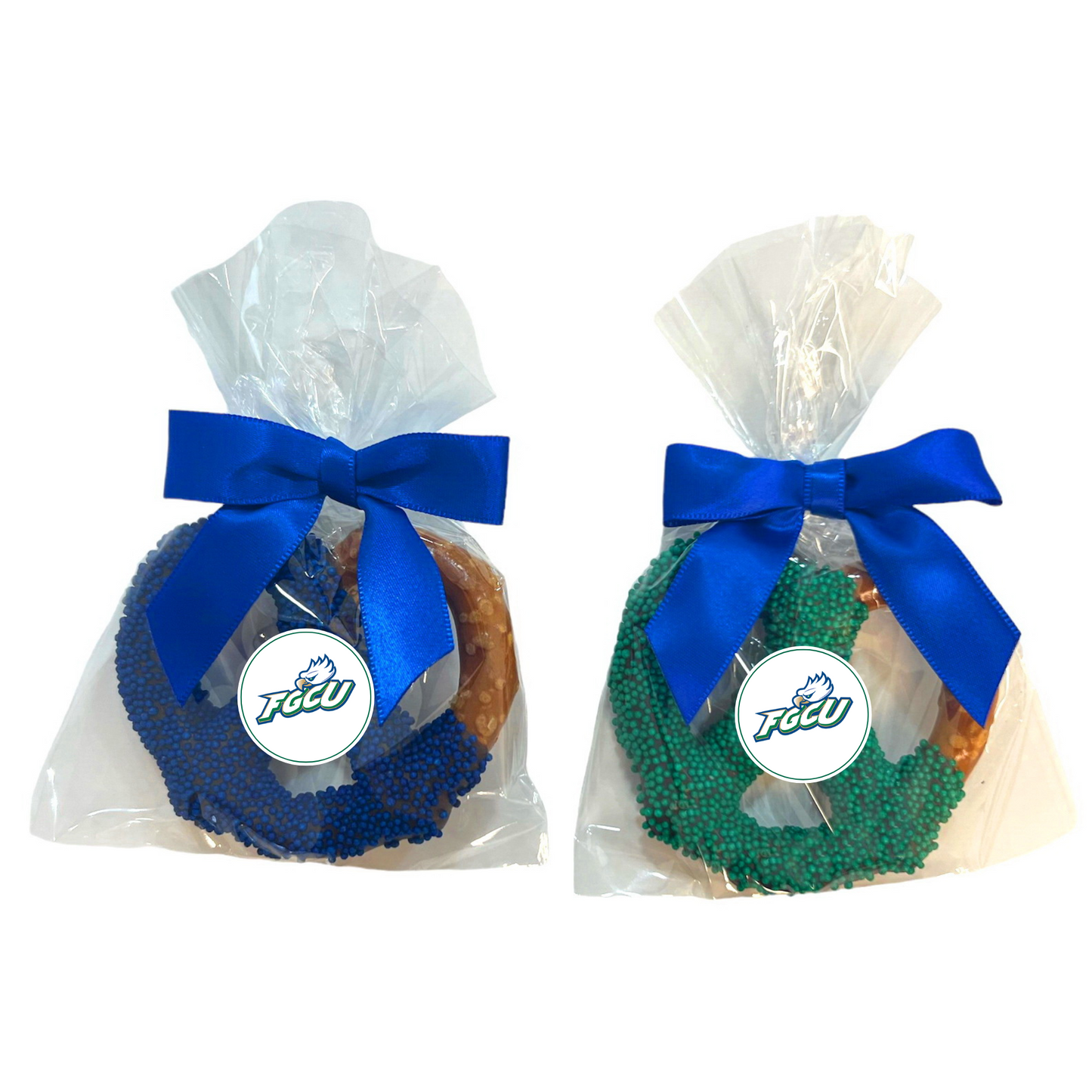 Florida Gulf Coast University Chocolate Covered Jumbo Pretzels