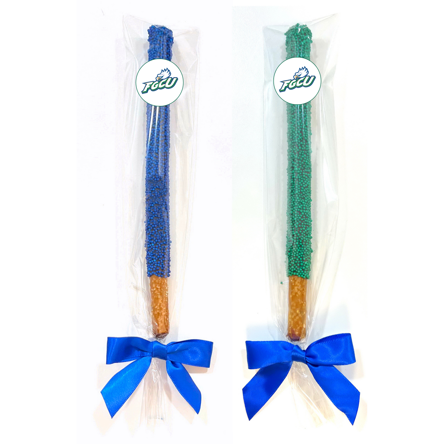 Florida Gulf Coast University Chocolate Covered Pretzel Rods
