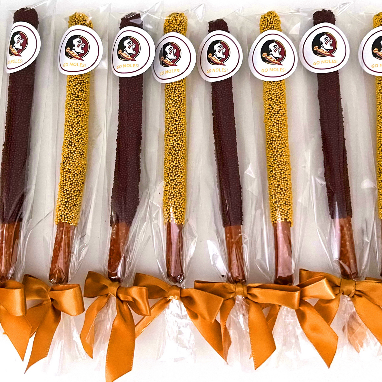 Florida State University Chocolate Covered Pretzel Rods