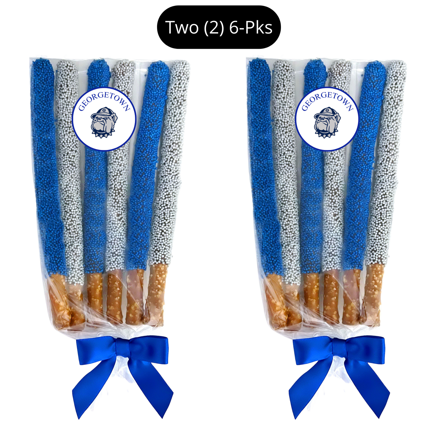 Georgetown University Chocolate Covered Pretzel Rods