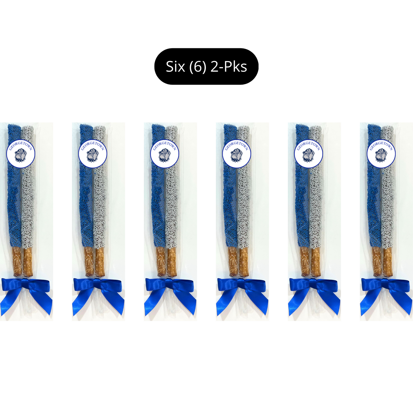 Georgetown University Chocolate Covered Pretzel Rods