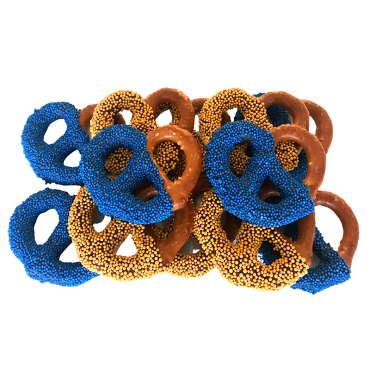 University of Michigan Chocolate Covered Jumbo Pretzels