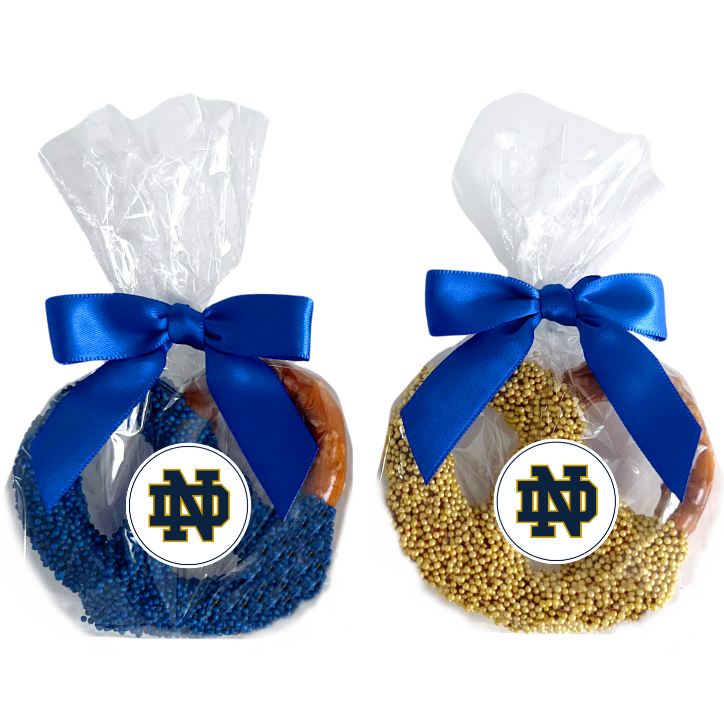 Notre Dame Chocolate Covered Jumbo Pretzels