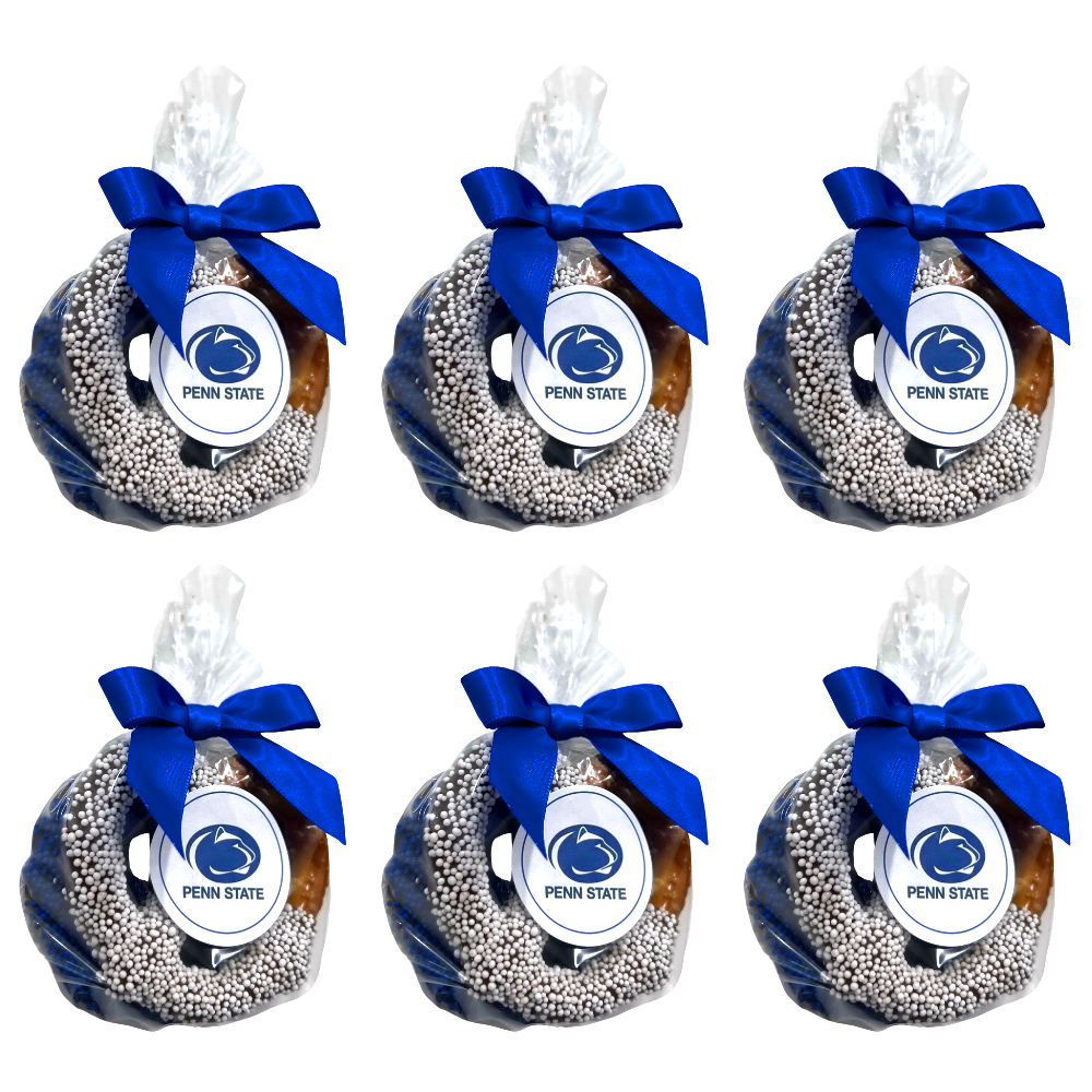 Penn State University Chocolate Covered Jumbo Pretzels