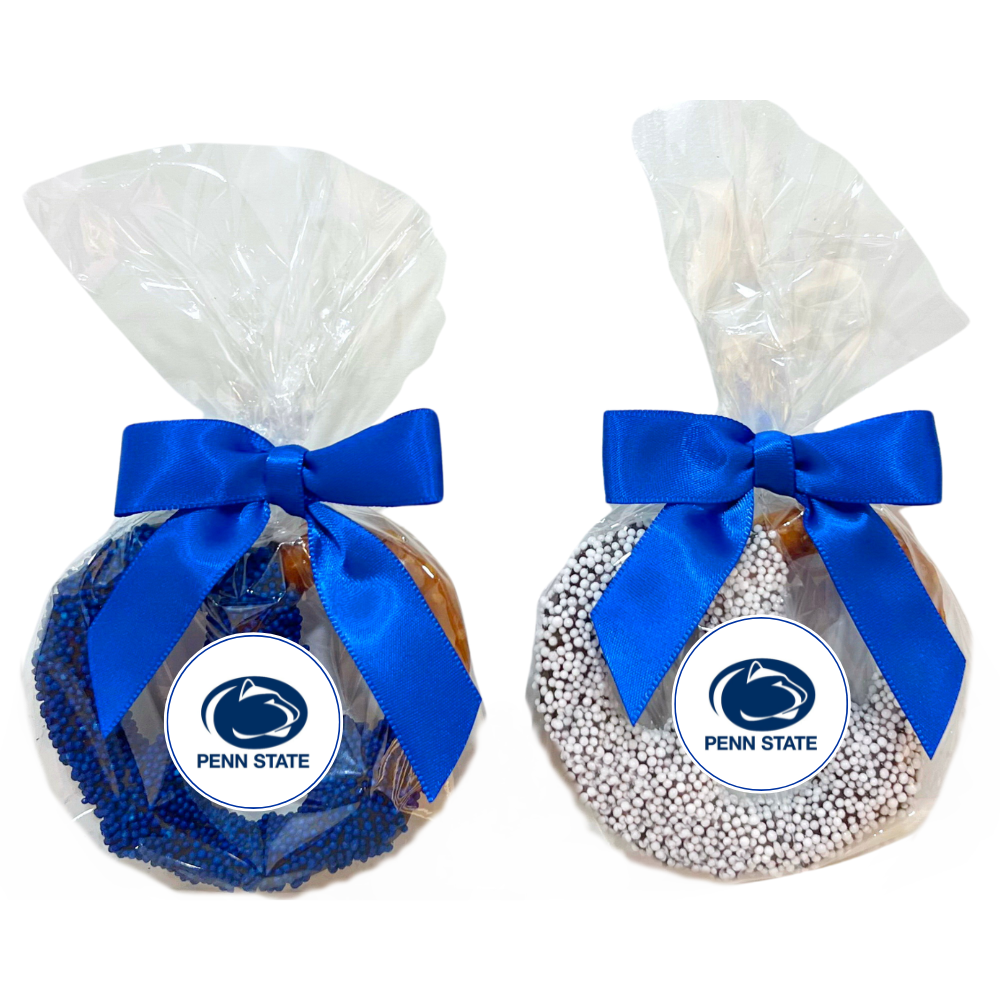 Penn State University Chocolate Covered Jumbo Pretzels