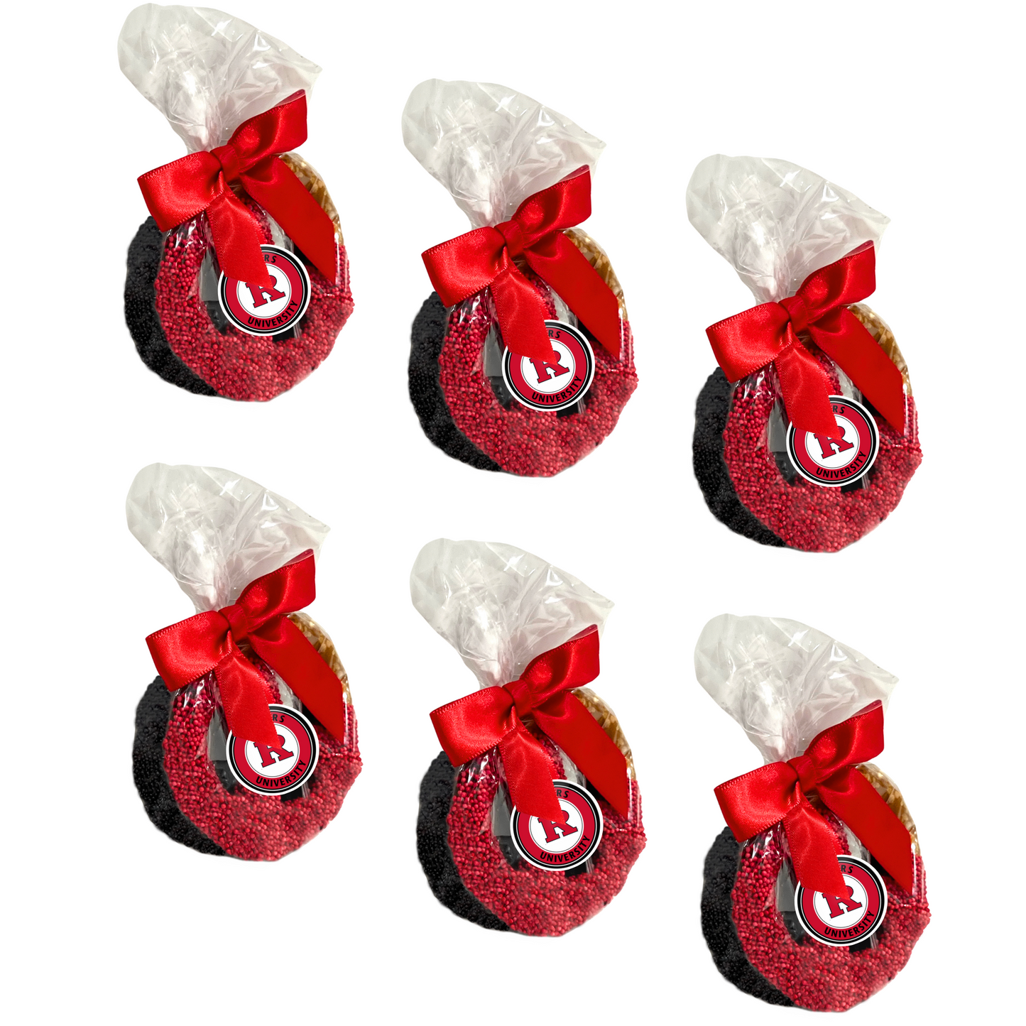Rutgers University Chocolate Covered Jumbo Pretzels