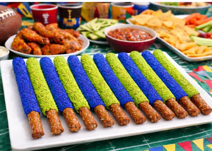 Super Bowl 2026 - Seattle Chocolate Pretzel Rods