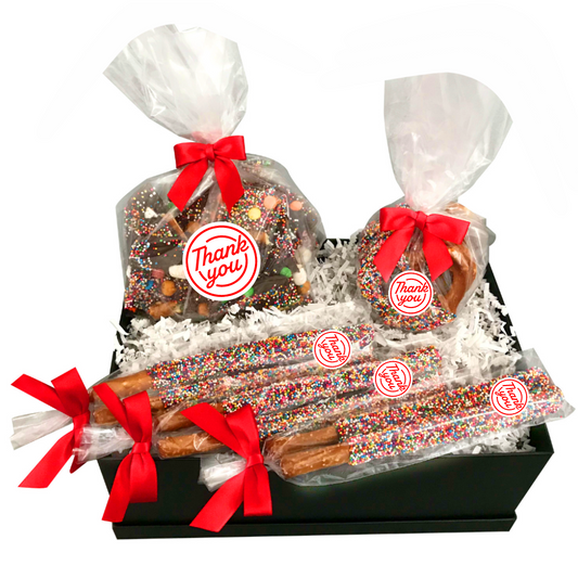 Thank You Chocolate Pretzel Gift Box