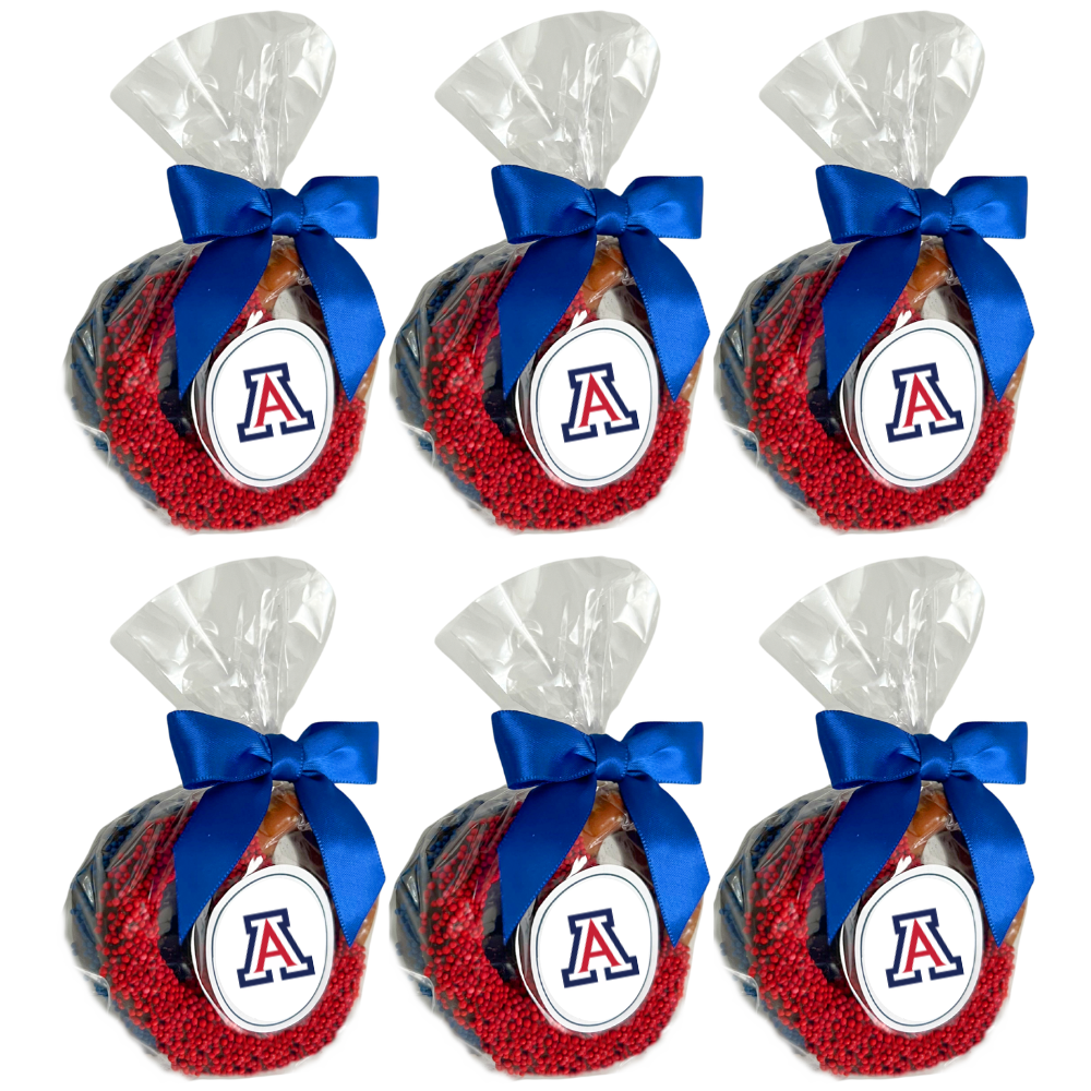University of Arizona Chocolate Covered Jumbo Pretzels