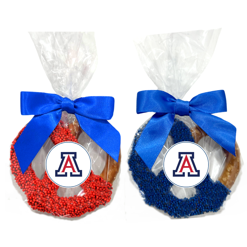 University of Arizona Chocolate Covered Jumbo Pretzels