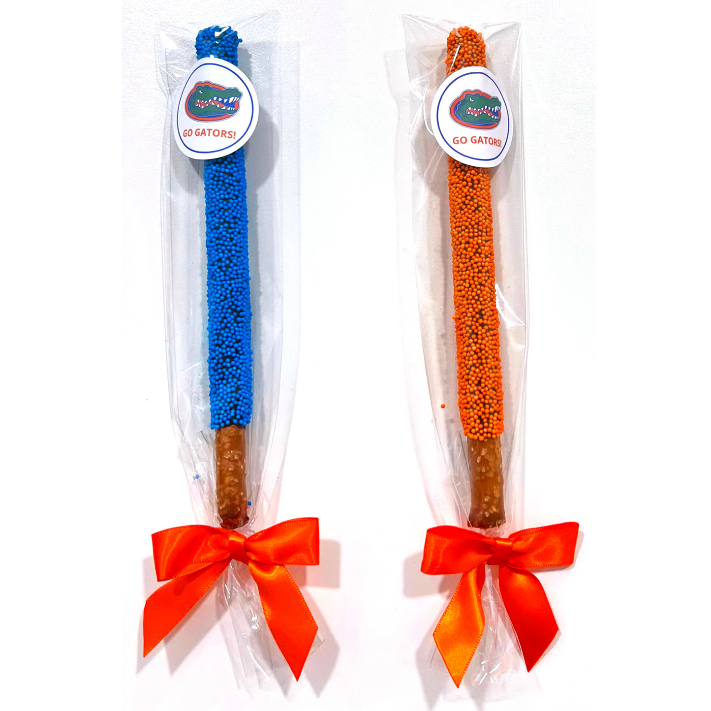 University of Florida Chocolate Covered Pretzel Rods