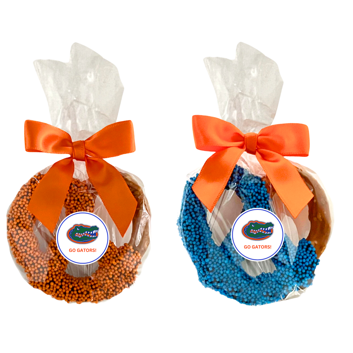 University of Florida Chocolate Covered Jumbo Pretzels