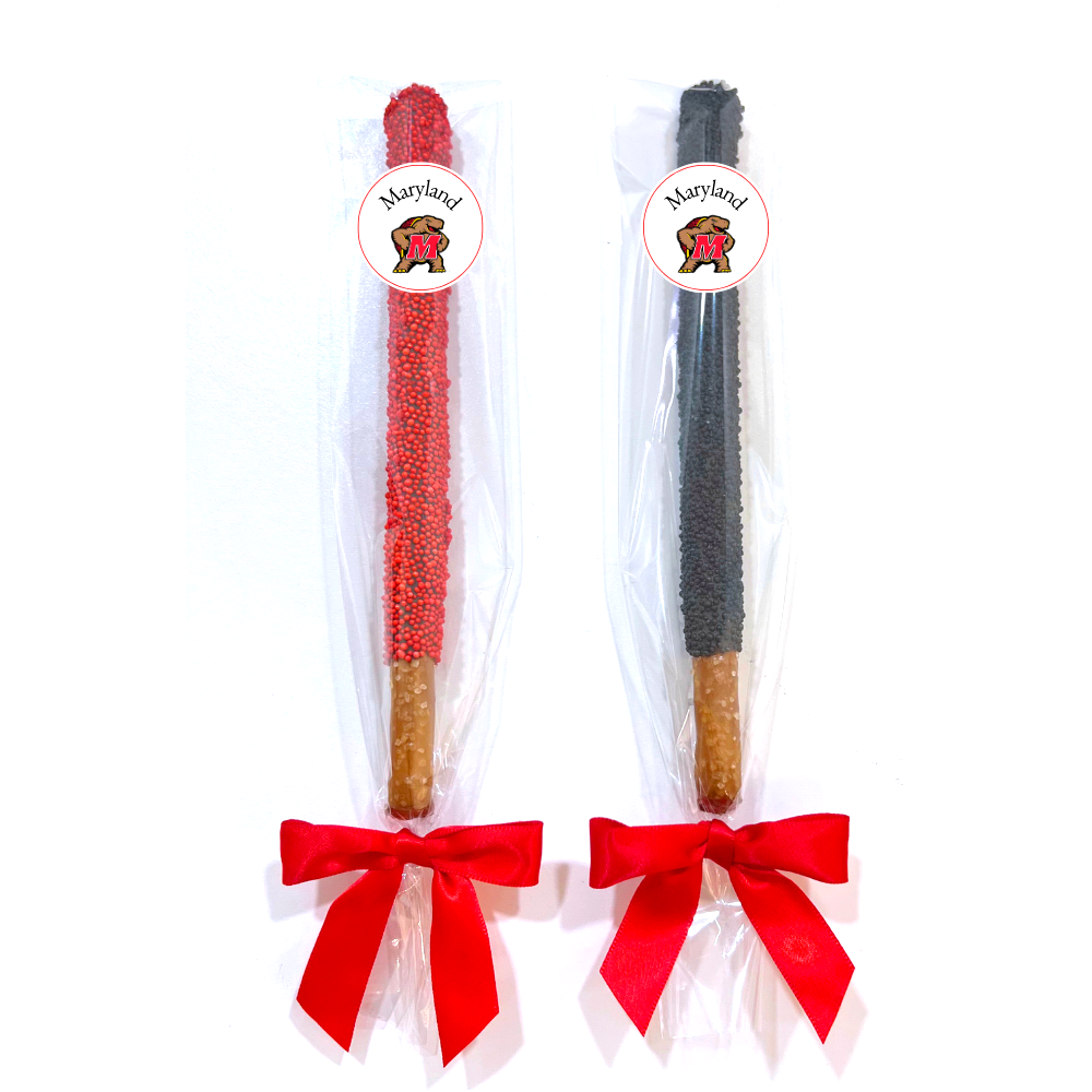 University of Maryland Chocolate Covered Pretzel Rods