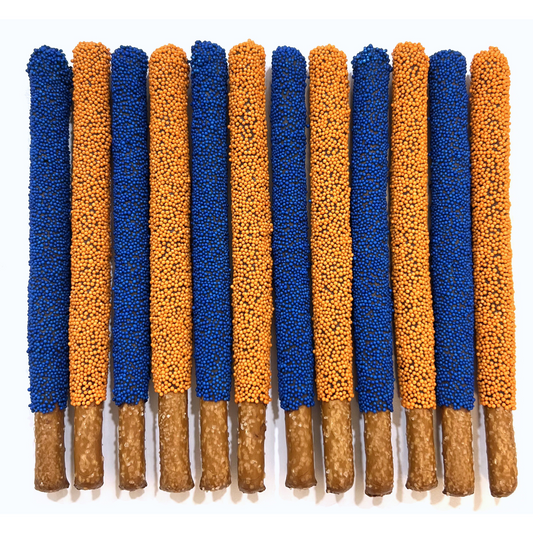 University of Illinois Chocolate Covered Pretzel Rods