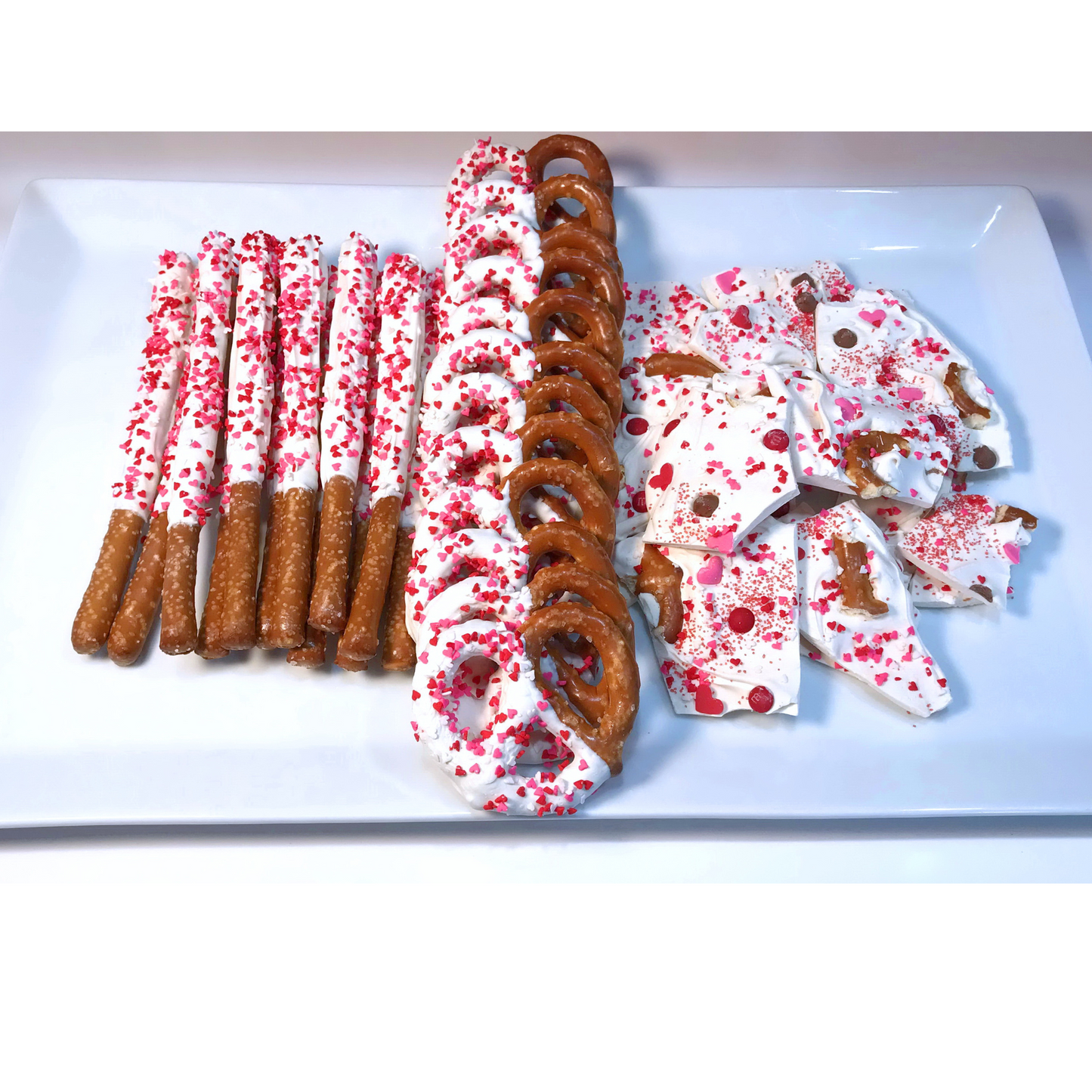 Valentine's Day Chocolate Pretzel Gift Box