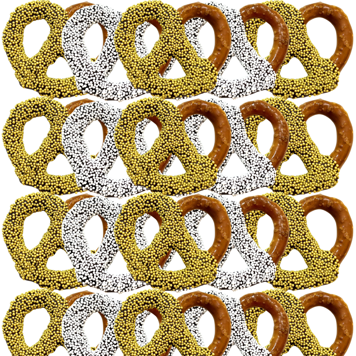 Wedding Chocolate Jumbo Pretzels - Miss To Mrs.