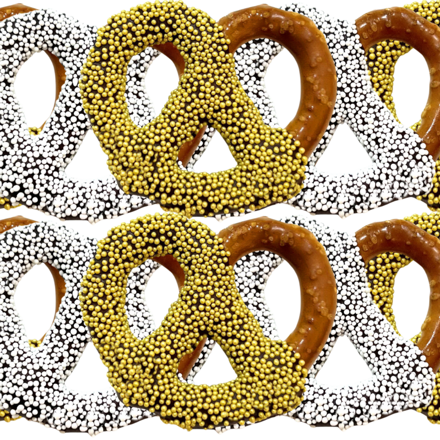 Wedding Chocolate Jumbo Pretzels - Miss To Mrs.