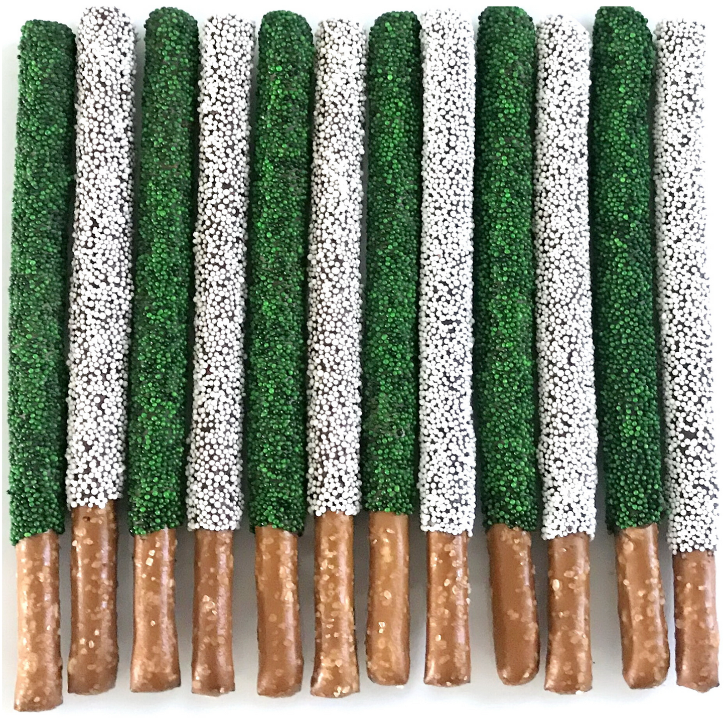 St. Patrick's Day Chocolate Pretzel Rods