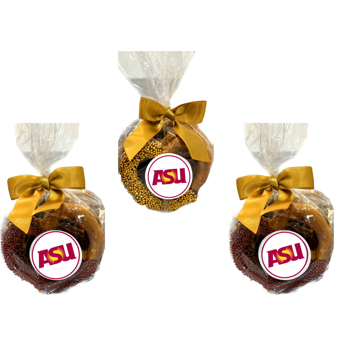 Arizona State University Chocolate Covered Jumbo Pretzels