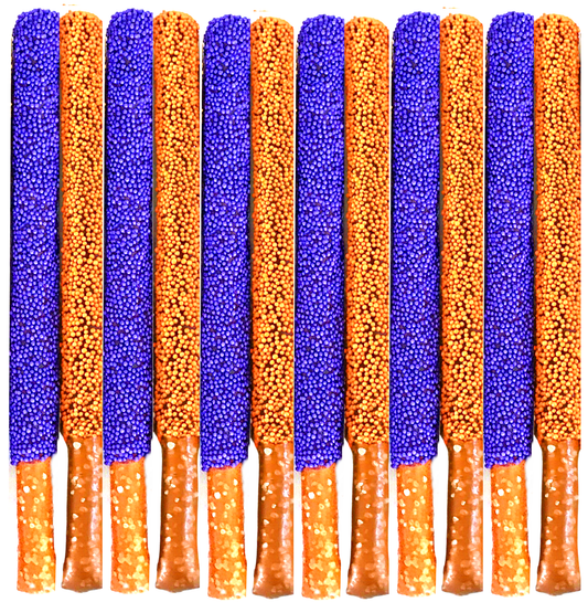 Clemson University Chocolate Covered Pretzel Rods