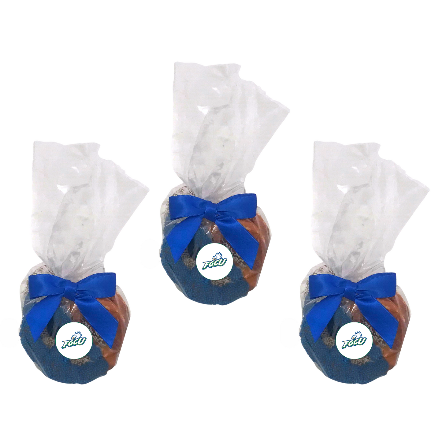 Florida Gulf Coast University Chocolate Covered Jumbo Pretzels