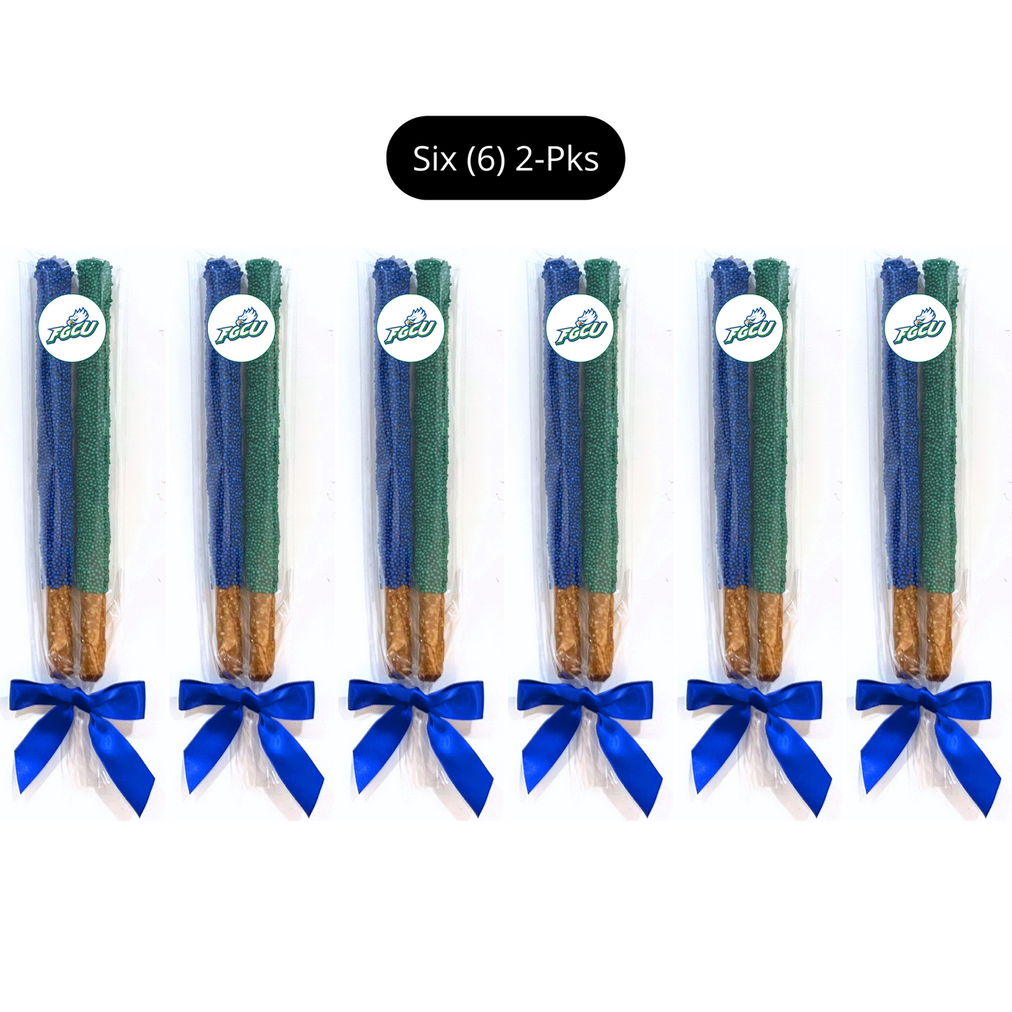 Florida Gulf Coast University Chocolate Covered Pretzel Rods