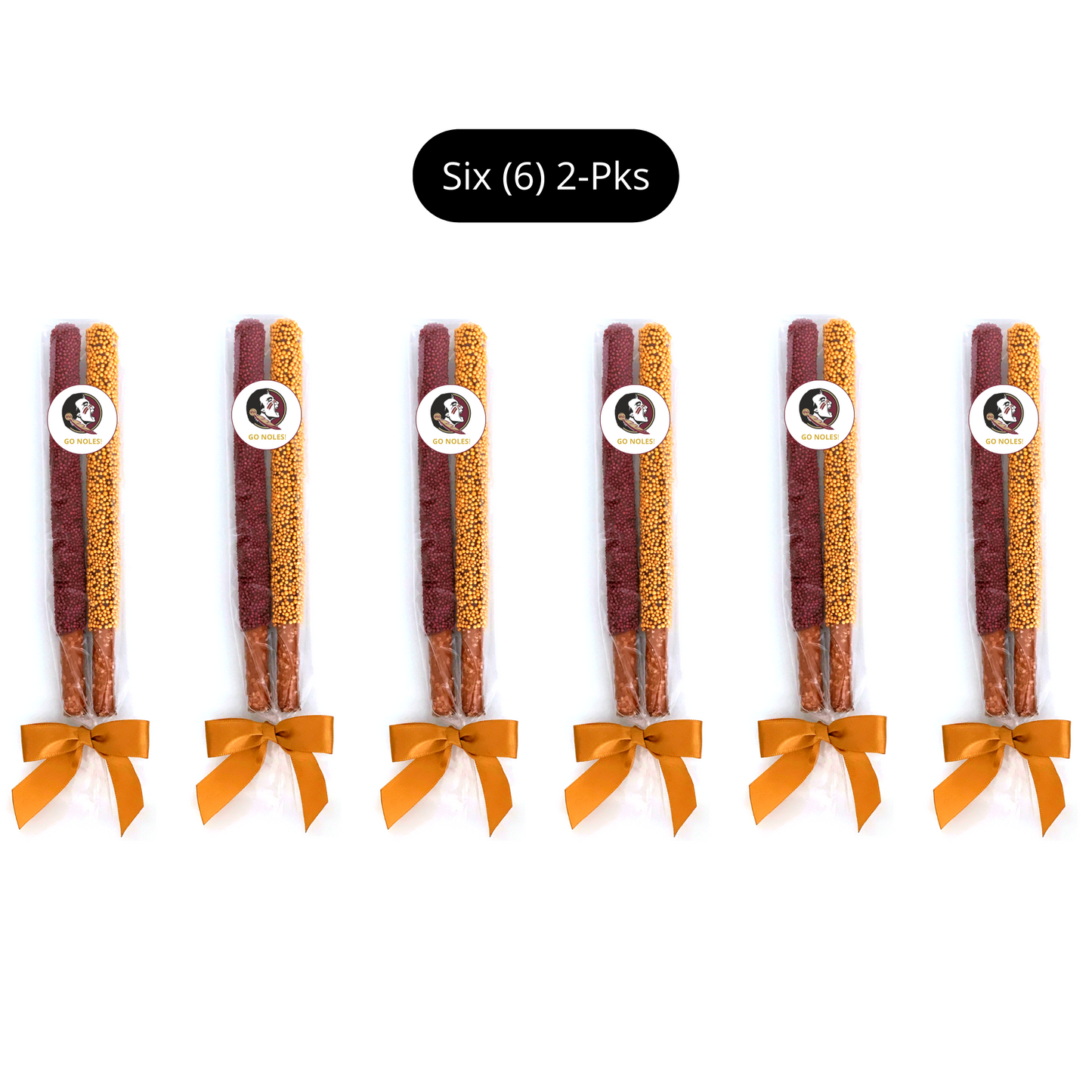 Florida State University Chocolate Covered Pretzel Rods