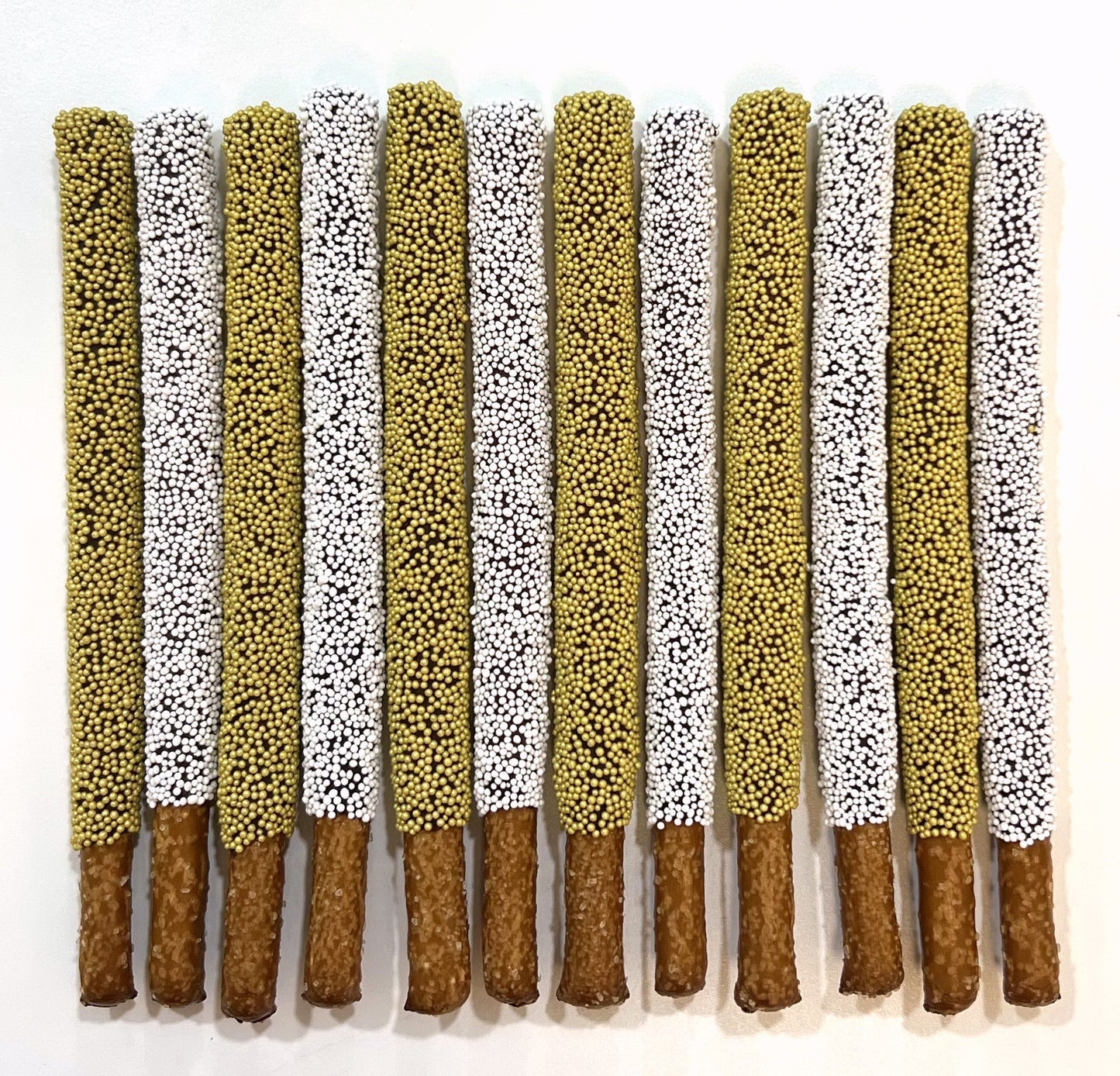 Wedding Chocolate Pretzel Rods - Bridal Shower