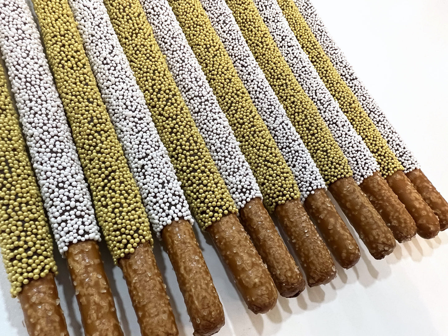 Wedding Chocolate Pretzel Rods - Bridal Shower