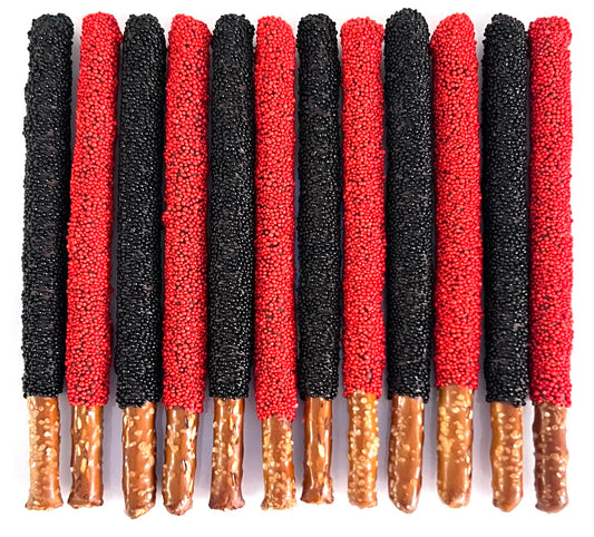 University of Georgia Chocolate Covered Pretzel Rods
