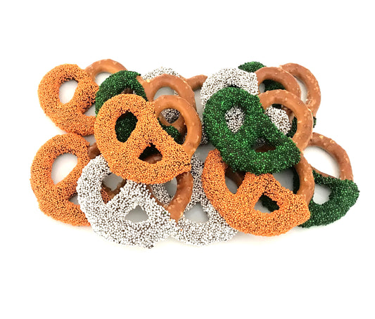 University of Miami Chocolate Covered Jumbo Pretzels