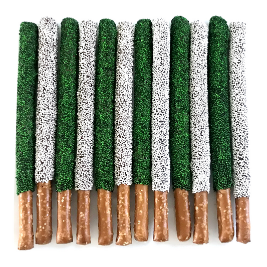 Michigan State Chocolate Covered Pretzel Rods