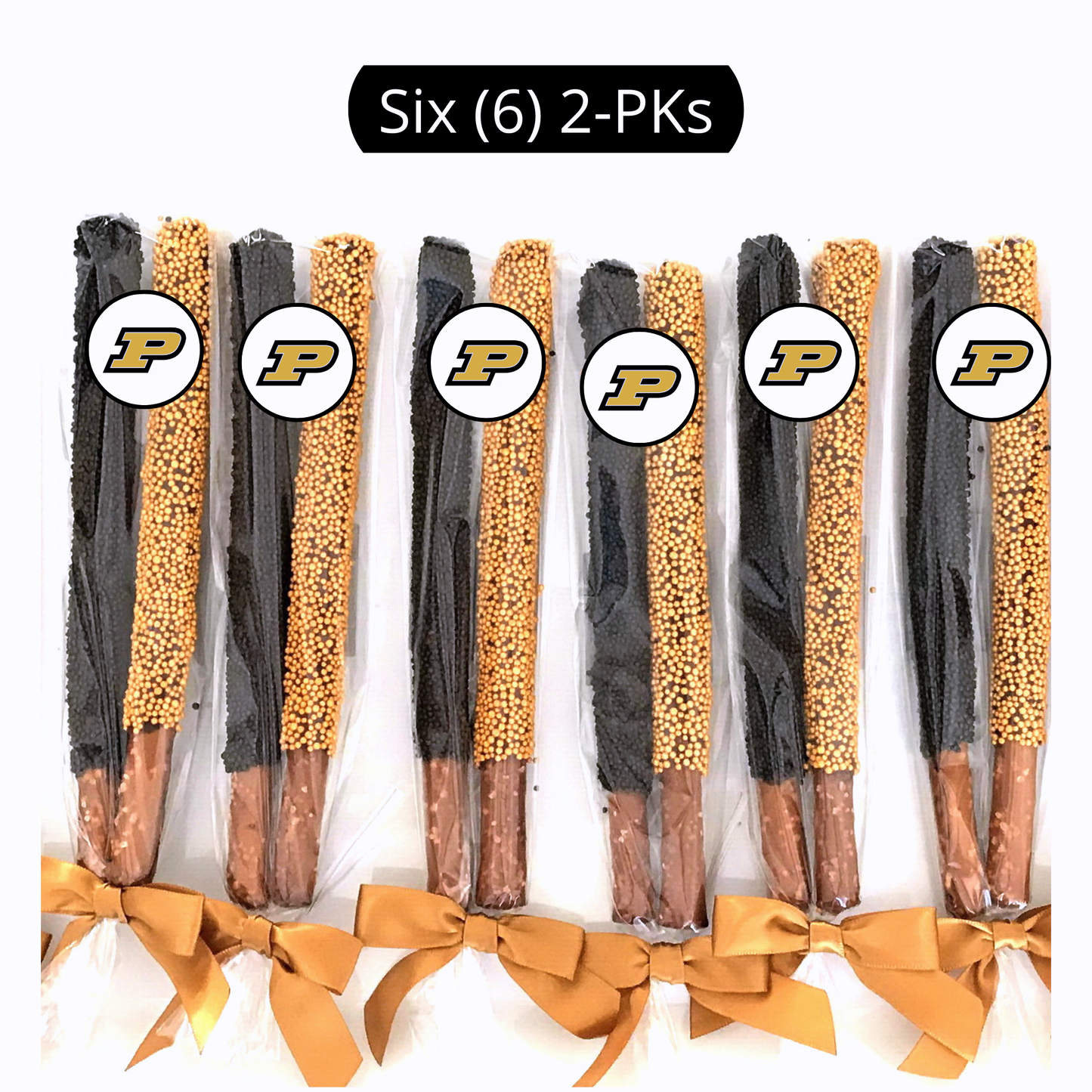 Purdue University Chocolate Covered Pretzel Rods
