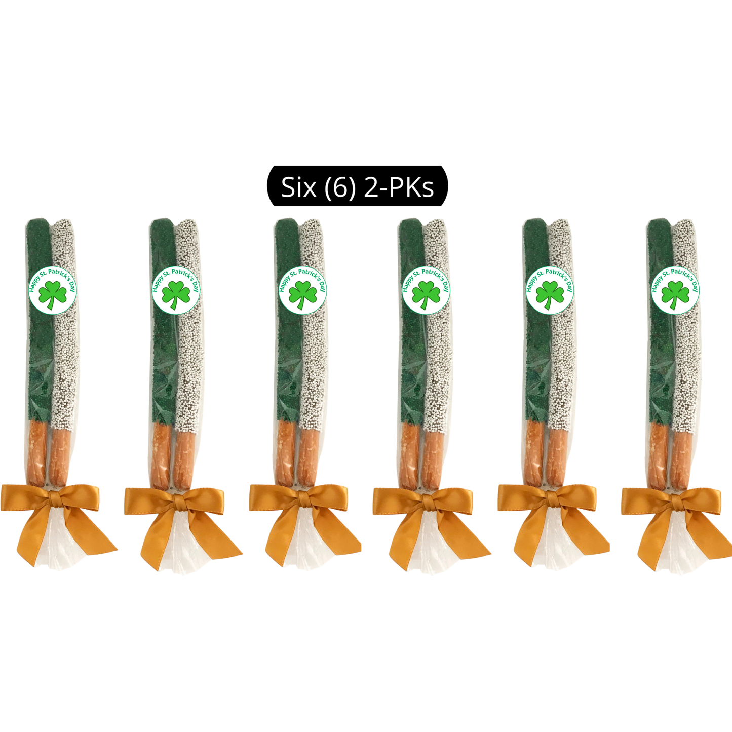 St. Patrick's Day Chocolate Pretzel Rods