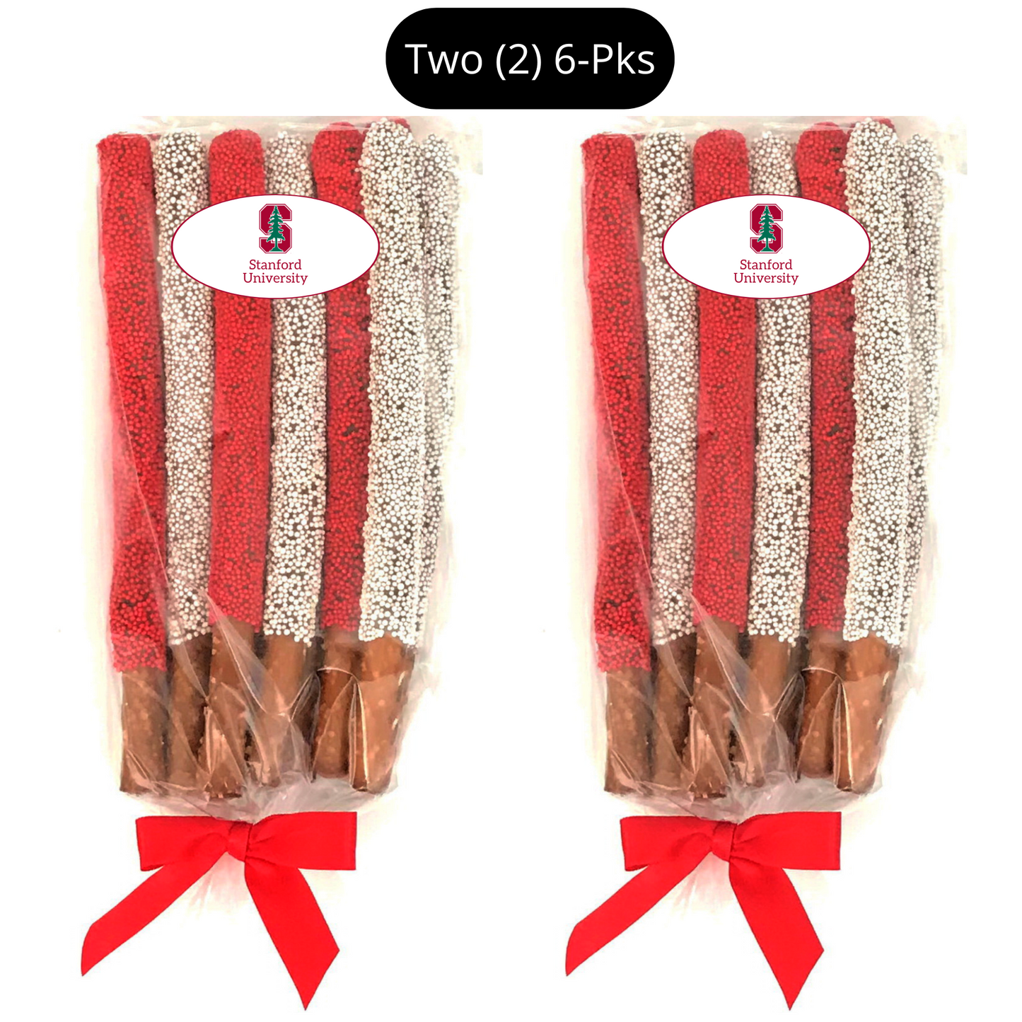 Stanford University Chocolate Covered Pretzel Rods